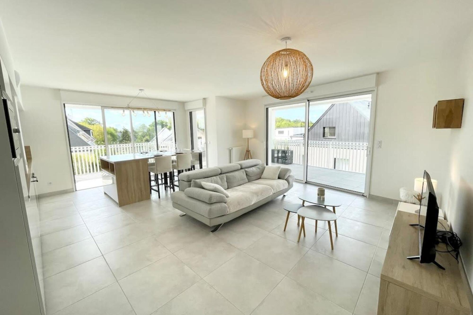 Spacieux Appartement Neuf De Standing Hyper Cosy Larmor-Plage Exteriör bild