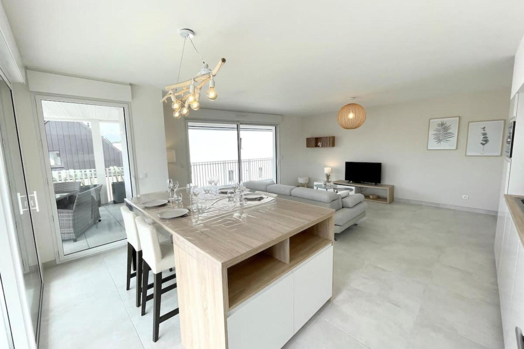 Spacieux Appartement Neuf De Standing Hyper Cosy Larmor-Plage Exteriör bild